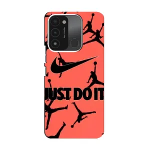 Силіконовый Чохол Nike Air Jordan на Техно Спарк 8с (Just Do It)