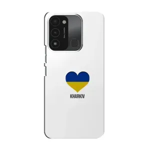 Чехлы силиконовые (Город Харьков) на Техно Спарк 8с (Kharkiv)