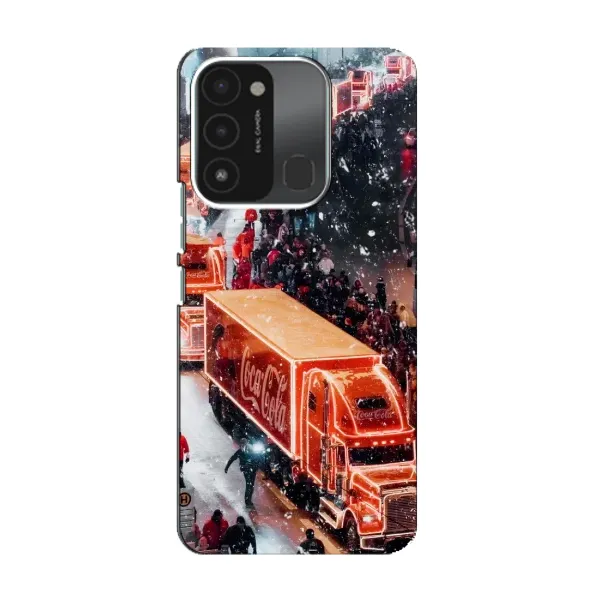 Чехол с рисунком «Кока Кола» для TECNO Spark 8C
