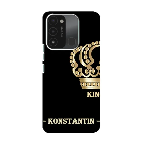 Чехол с рисунком «KOSTYA» для TECNO Spark 8C