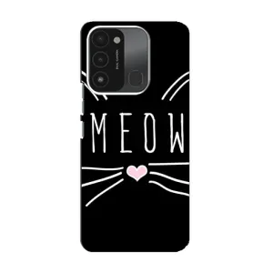 Бампер с изображением Котиков для Техно Спарк 8с (КОТИК MEOW)