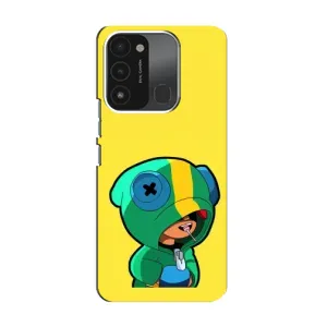 Чехол Бравл Старс для TECNO Spark 8C (Леон (LEON))