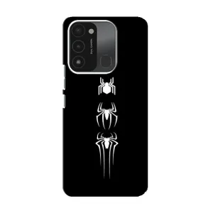Чехол Супергерой Человека Паука на TECNO Spark 8C (Лого паука)