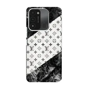 Чехол Стиль Louis Vuitton на TECNO Spark 8C (LV на белом)