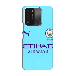 Силиконовые Чехлы принт Футбол на TECNO Spark 8C (Man City)