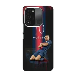 Чехол (TPU) с Футболистом на TECNO Spark 8C (MBAPPE 10)