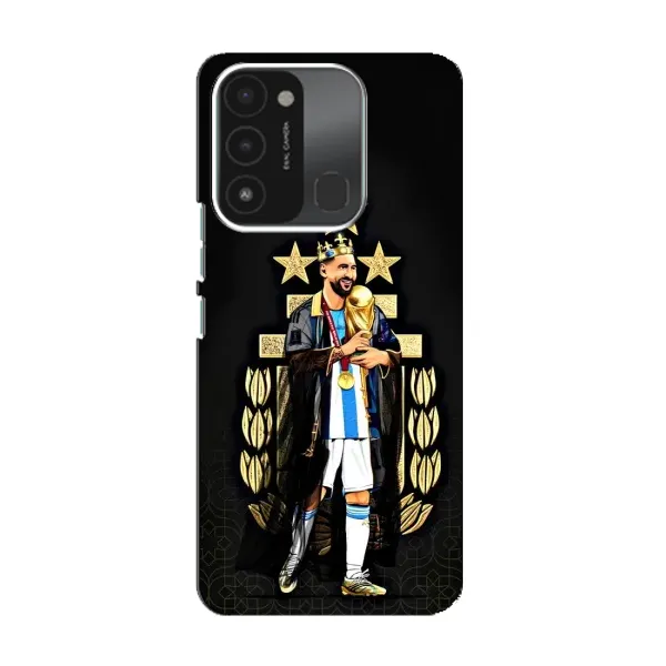 Чехол с рисунком «Месси король» для TECNO Spark 8C Чехол с рисунком «Месси король» для TECNO Spark 8C