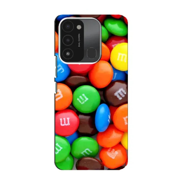 Чехол с рисунком «Разноцветные M&M'S» для TECNO Spark 8C Чехол с рисунком «Разноцветные M&M'S» для TECNO Spark 8C