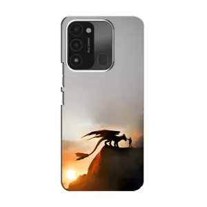 Чехол дракон Беззубик для TECNO Spark 8C (Мультиик Беззубик)