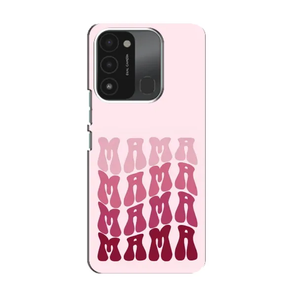 Чехол с рисунком «Надпись мама» для TECNO Spark 8C Чехол с рисунком «Надпись мама» для TECNO Spark 8C