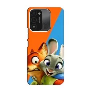Чохли ЗООТРОПОЛІС для TECNO Spark 8C (Нік і Хопс)