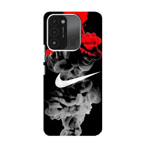 Чехол с рисунком «Nike дым» для TECNO Spark 8C