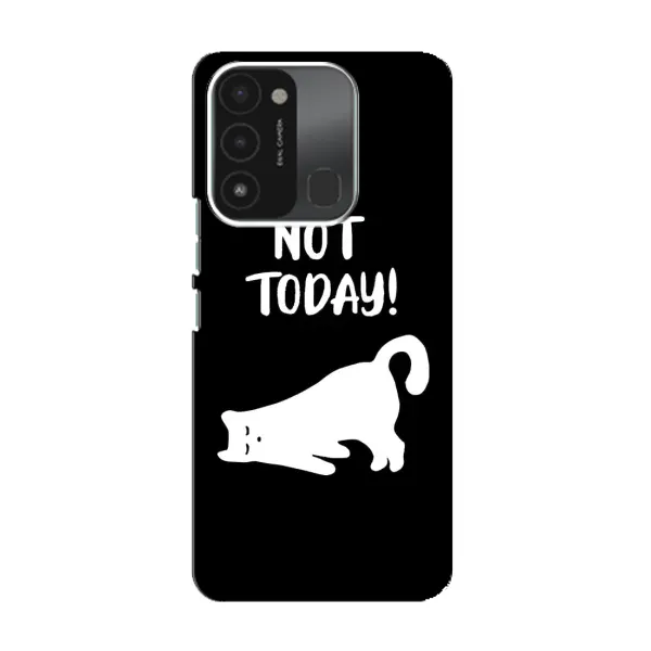 Чехол с рисунком «Not Today» для TECNO Spark 8C Чехол с рисунком «Not Today» для TECNO Spark 8C