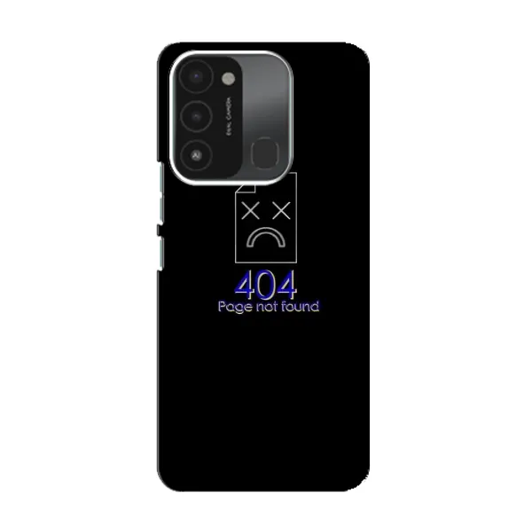 Чехол с рисунком «Ошибка 404» для TECNO Spark 8C
