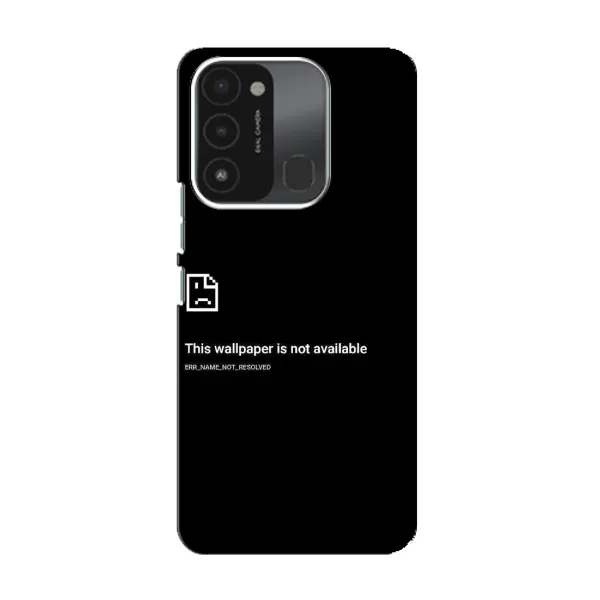 Чехол с рисунком «Ошибка» для TECNO Spark 8C
