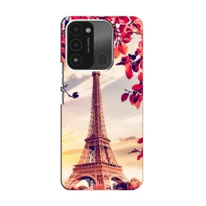 Чехол с Эйфелевой башней на TECNO Spark 8C (Paris photo)