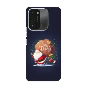 Чохол Санта Клаус для TECNO Spark 8C (Подарунки від Санти)