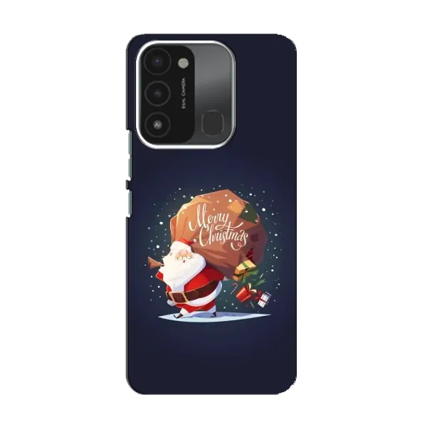 Чехол с рисунком «Подарки от Санты» для TECNO Spark 8C Чехол с рисунком «Подарки от Санты» для TECNO Spark 8C