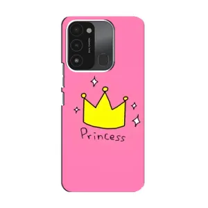 Девчачий Чехол для TECNO Spark 8C (Princess)