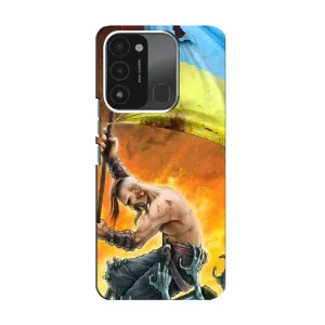Чохол з картинкою (Патріотичний КОЗАК) на TECNO Spark 8C (Сильний КОЗАК)