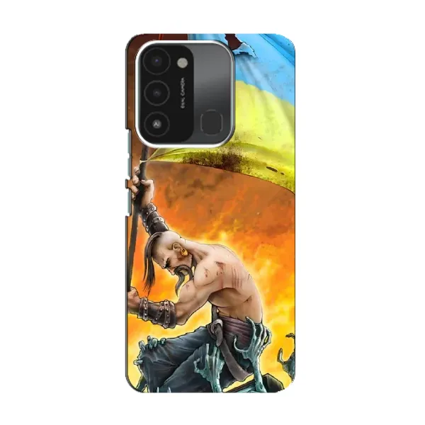 Чехол с рисунком «Сильный Козак» для TECNO Spark 8C Чехол с рисунком «Сильный Козак» для TECNO Spark 8C