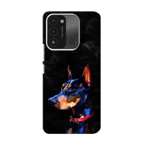 Бампер для TECNO Spark 8C с картинкой "Песики" (Собака Мопс)