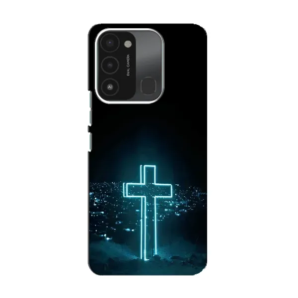 Чехол с рисунком «Яркий Крест» для TECNO Spark 8C