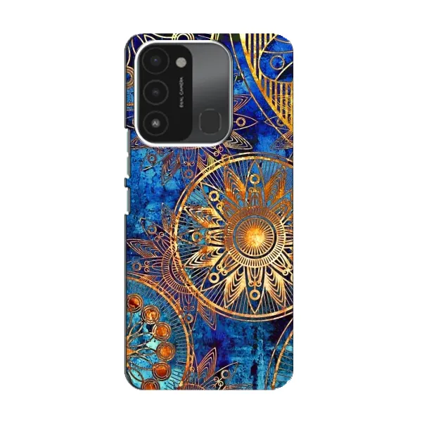 Чехол с рисунком «Золотые узоры» для TECNO Spark 8C Чехол с рисунком «Золотые узоры» для TECNO Spark 8C