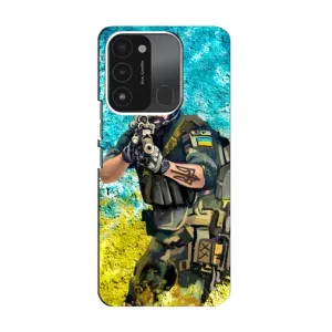 ЗСУ Чехлы (TPU) для TECNO Spark 8C (ЗСУ  Воин)