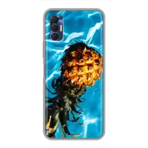 Чохол з зображенням смачної їжі для TECNO Spark 8P (Ананас)