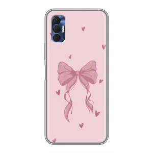 Чохол банти для TECNO Spark 8P (Бант на рожевому)