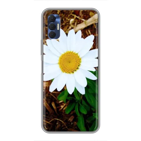 Чехол с рисунком «Белая ромашка» для TECNO Spark 8P Чехол с рисунком «Белая ромашка» для TECNO Spark 8P