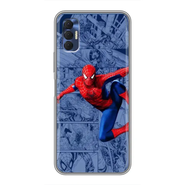 Чехол с рисунком «Человек Паук» для TECNO Spark 8P