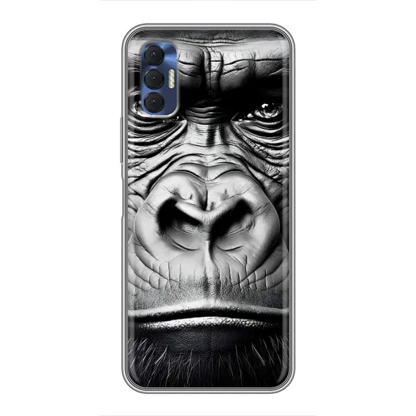 Чехол с рисунком «Черная обезьяна» для TECNO Spark 8P Чехол с рисунком «Черная обезьяна» для TECNO Spark 8P