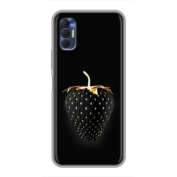 Чехол с рисунком «Чёрная клубника» для TECNO Spark 8P Чехол с рисунком «Чёрная клубника» для TECNO Spark 8P