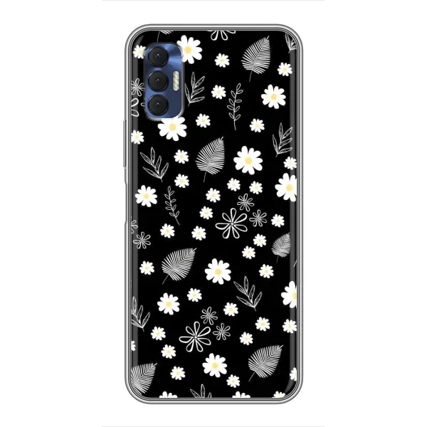 Чехол с рисунком «цветение на чорном» для TECNO Spark 8P Чехол с рисунком «цветение на чорном» для TECNO Spark 8P