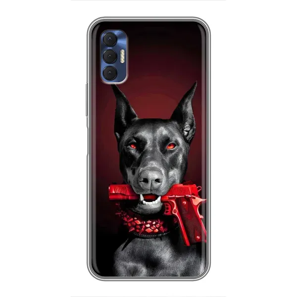 Чехол с рисунком «Доберман злой» для TECNO Spark 8P Чехол с рисунком «Доберман злой» для TECNO Spark 8P