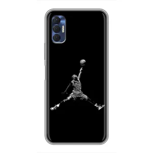 Силіконовый Чохол Nike Air Jordan на Техно Спарк 8р (Джордан)