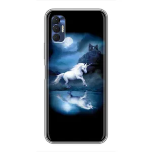 Чехол Unicorn на TECNO Spark 8P (Единорог)