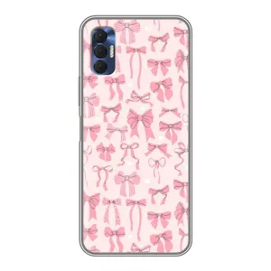 Чохол банти для TECNO Spark 8P (Фон бантики)