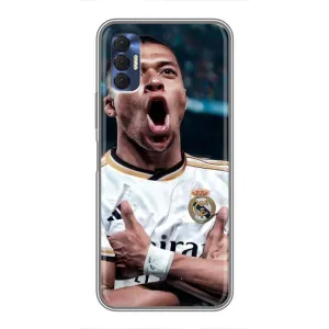 Чехол (TPU) с Футболистом на TECNO Spark 8P (Гол Мбаппе)