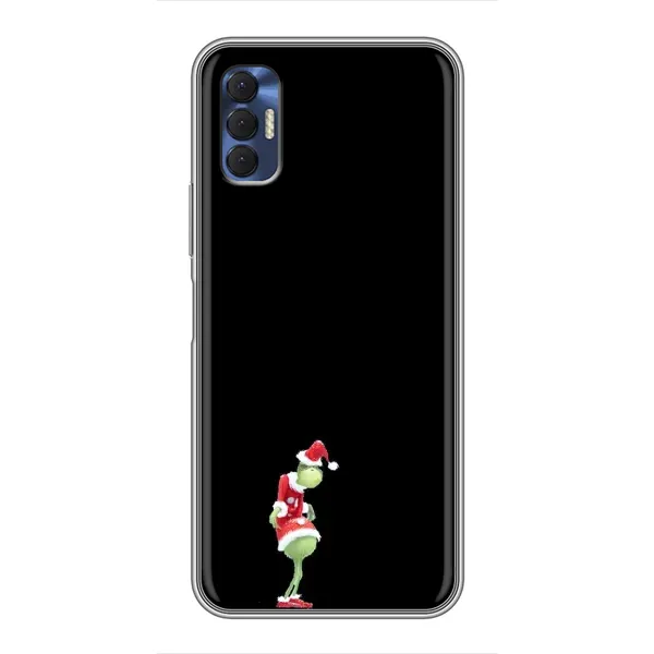 Чехол с рисунком «Гринч на чорном» для TECNO Spark 8P Чехол с рисунком «Гринч на чорном» для TECNO Spark 8P