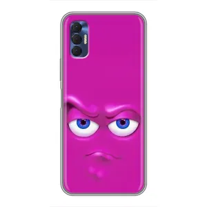 Чохли (ТПУ) (смішні стікери) для TECNO Spark 8P (Хитра мордочка)