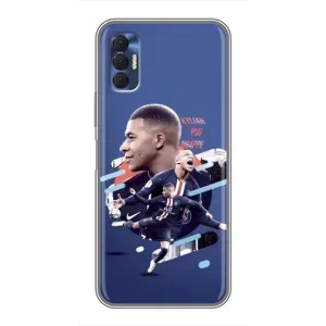 Чехол (TPU) с Футболистом на TECNO Spark 8P (Килиан)