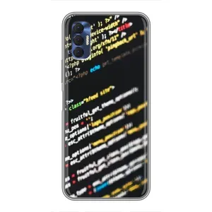 Чехол для программиста на Техно Спарк 8р (Код)