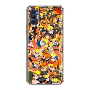 Чохли з принтом НАРУТО на TECNO Spark 8P (Коллаж Наруто)