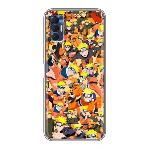 Чехол с рисунком «Коллаж Наруто» для TECNO Spark 8P Чехол с рисунком «Коллаж Наруто» для TECNO Spark 8P