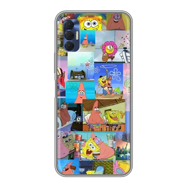 Чехол с рисунком «Комиксы Спанч Боб» для TECNO Spark 8P Чехол с рисунком «Комиксы Спанч Боб» для TECNO Spark 8P