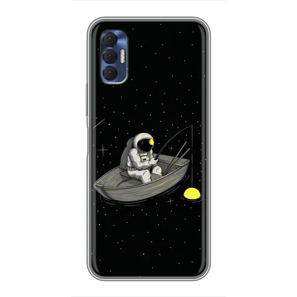 Чехол с рисунком «Космонавт на рыбалке» для TECNO Spark 8P Чехол с рисунком «Космонавт на рыбалке» для TECNO Spark 8P