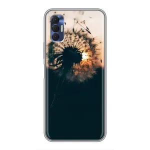 Силіконовий Чохол з кульбабками на TECNO Spark 8P (Гарна кульбабка)